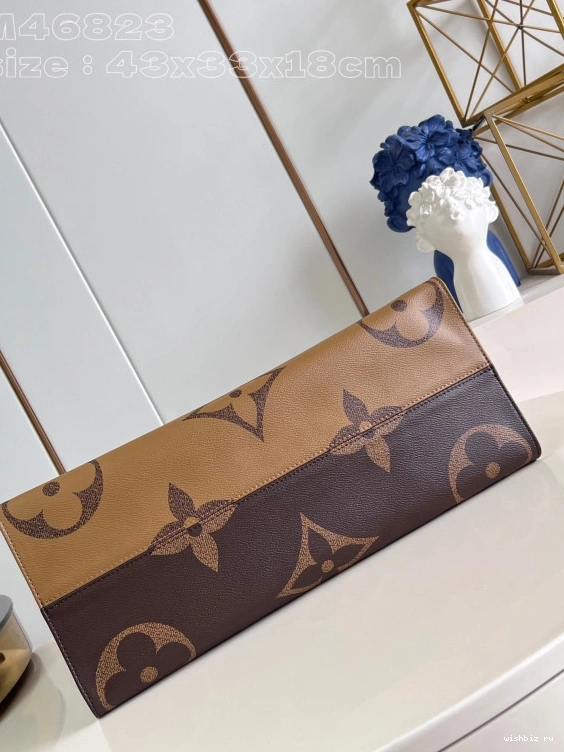 WIS ONTHEGO TOTE Voyage BAG-43*33*18.5cm VUITTON LOUIS 0214